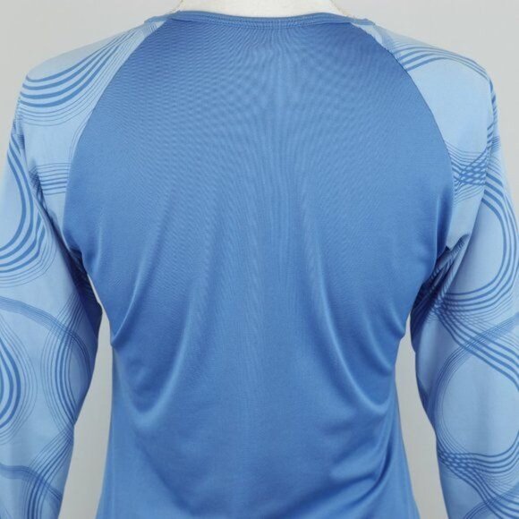 Patagonia Women's Small Blue Crewneck Quick Dry Activewear Long Sleeve Tee - Picture 4 of 7